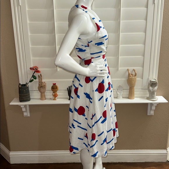 ModCloth Sweet Sunrise Asymmetrical Wrap Midi Dress - Picture 4 of 11